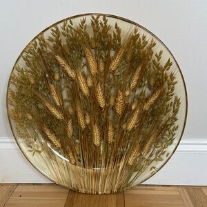 Decorative Wheat Wall Plate